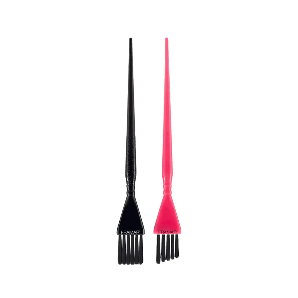FRAMAR Balayage Brush Set Pink Black festõecset szett 2 részes