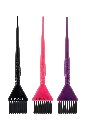 FRAMAR Triple Threat Brush Set Pink,Purple,Black 3 részes ecset szett - színes
