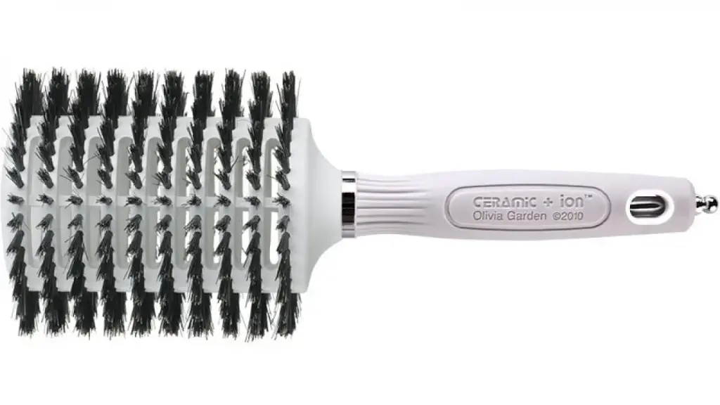 Olivia Garden Ceramic + Ion Turbo Vent 100% Boar Oval Large