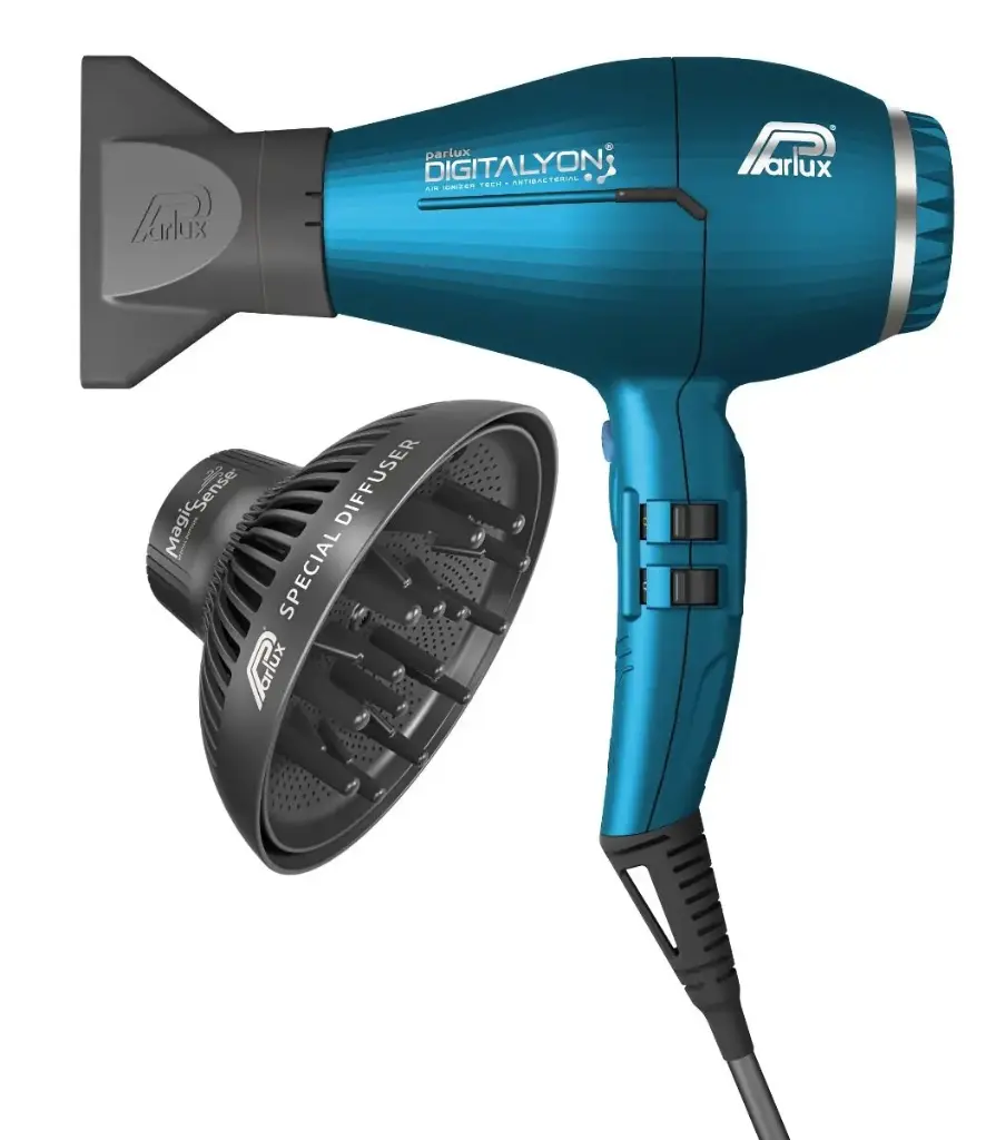 Parlux Digitalyon hajszárító + Magic Sense diffuser Kék