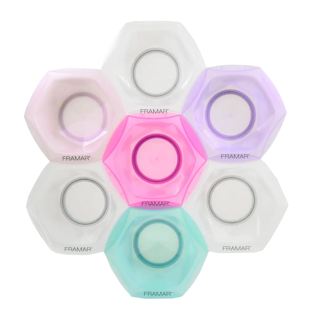 FRAMAR Connect & Color Bowls - Festőtál szett 7db