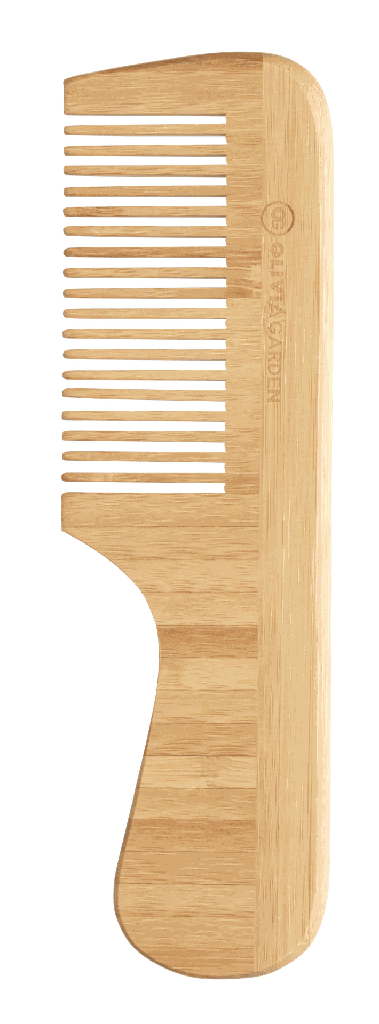 Olivia Garden Bamboo Touch Comb With Handle For Thick Hair