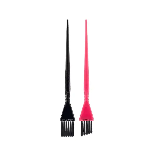 FRAMAR Detail Brush Set Pink Black festõecset szett 2 részes