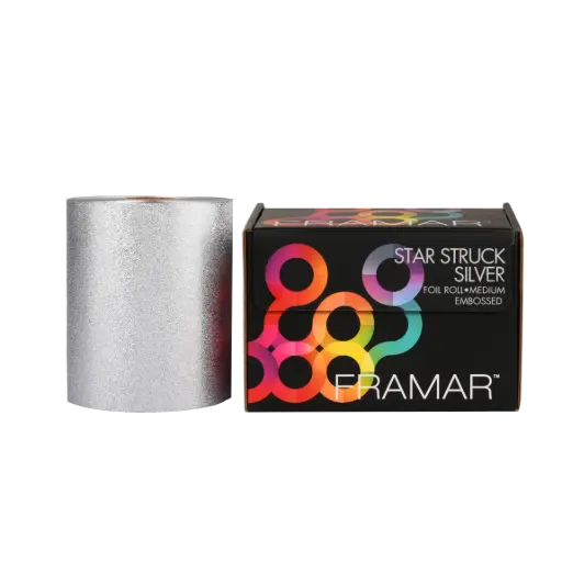 FRAMAR Embossed Roll Medium Star Struck 97,5m dombornyomott melírfólia