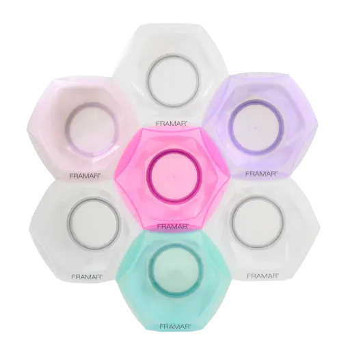 FRAMAR Connect & Color Bowls - Festőtál szett 7db