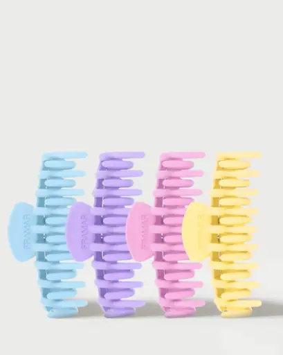 FRAMAR Claw Clips Pastel - Hajcsat 4 db