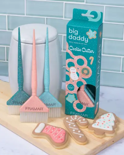 Framar Glitter Big Daddy Brush ecset szett